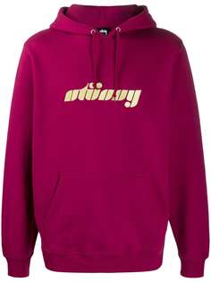 Stussy худи с вышитым логотипом
