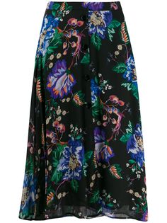 Patrizia Pepe юбка миди с цветочным принтом