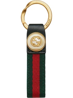 Gucci брелок с отделкой Web