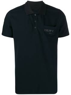 Philipp Plein рубашка-поло с логотипом на кармане