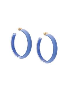 Alison Lou золотые серьги-кольца LOUcite среднего размера