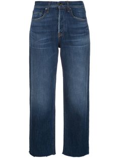 Rag & Bone /Jean джинсы прямого кроя с завышенной талией