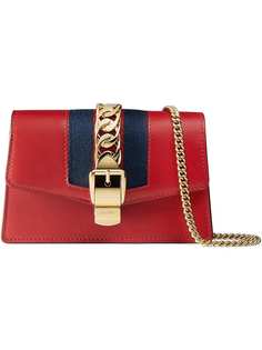 Gucci мини-сумка Sylvie на цепочке