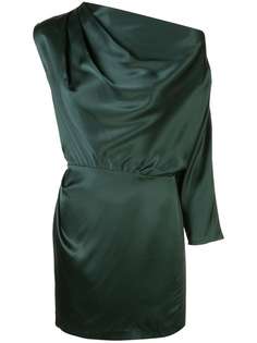 Michelle Mason платье мини с одним рукавом и драпировкой