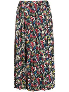 Junya Watanabe плиссированная юбка миди