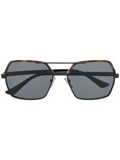 Marni Eyewear солнцезащитные очки-авиаторы в массивной оправе