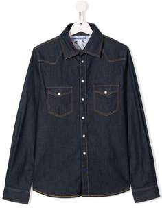 Jacob Cohen Junior джинсовая рубашка в стиле вестерн