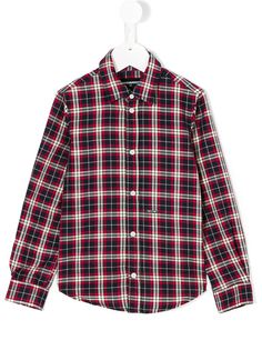 Dsquared2 Kids клетчатая рубашка
