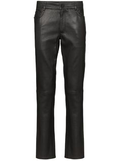 STAND STUDIO Adam leather trousers