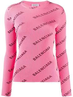 Balenciaga джемпер с логотипом