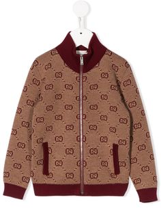 Gucci Kids бомбер с логотипом GG