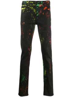 Marcelo Burlon County of Milan джинсы с эффектом разбрызганной краски