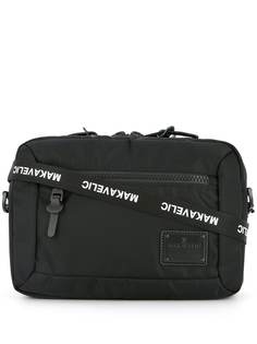 Makavelic bi-layer crossbody pouch bag