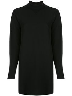 Rag & Bone короткое платье из джерси с высоким воротником