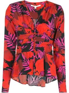 Veronica Beard рубашка Pevero с цветочным принтом