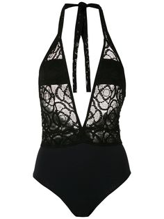 Amir Slama купальник с кружевными вставками