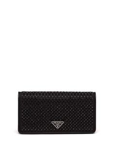 Prada Silk satin and leather mini bag