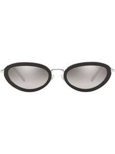 Miu Miu Eyewear солнцезащитные очки в оправе кошачий глаз Délice