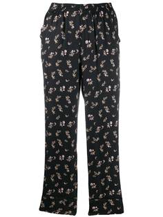 Love Stories floral-print cropped trousers