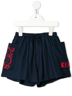 Kenzo Kids шорты с вышивкой