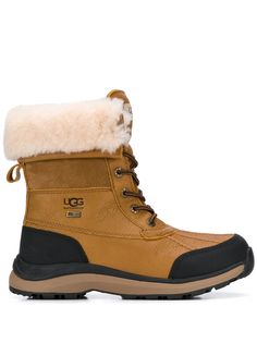 UGG ботинки на шнуровке с подкладкой из овчины