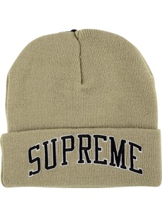 Supreme шапка бини с логотипом