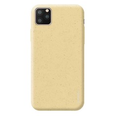 Чехол (клип-кейс) Deppa Eco Case, для Apple iPhone 11 Pro, желтый [87273]
