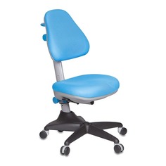 Кресло детское Бюрократ KD-2, на колесиках, ткань, голубой [kd-2/bl/tw-55]