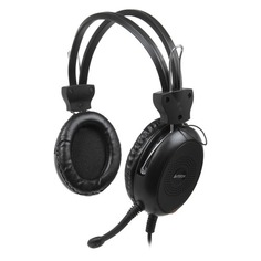 Гарнитура A4TECH HS-30, для компьютера, мониторные, черный