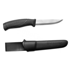 Нож MORAKNIV Companion, разделочный, 103мм, заточка прямая, стальной, черный [12141]