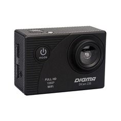 Экшн-камера Digma DiCam 235 1080p, WiFi, черный [dc235]