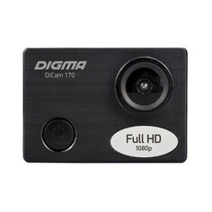 Экшн-камера Digma DiCam 170 1080p, черный [dc170]