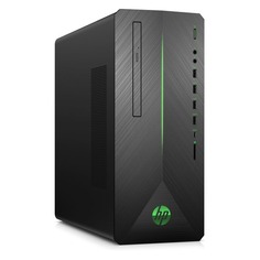 Компьютер HP Pavilion 790-0000ur, Intel Core i5 8400, DDR4 16Гб, 1000Гб, 128Гб(SSD), NVIDIA GeForce GTX 1070 - 8192 Мб, DVD-RW, CR, Windows 10, черный [4dv18ea]