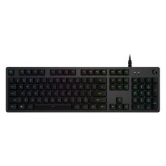 Клавиатура LOGITECH G512 Carbon (Tactile Switch), USB, черный [920-008747]
