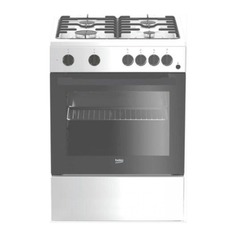 Газовая плита Beko FFSS62010GW, электрическая духовка, белый