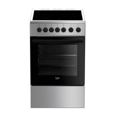 Электрическая плита Beko FFSE57114GS, стеклокерамика, серебристый