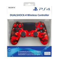 Геймпад Беспроводной PLAYSTATION Dualshock 4, Bluetooth, для PlayStation 4, красный камуфляж [ps719955900]