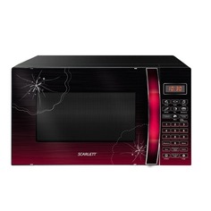 Микроволновая Печь Scarlett SC-MW9020S04D 20л. 700Вт черный/вишневый