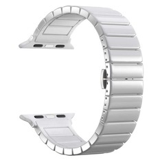 Ремешок Lyambda Libertas для Apple Watch Series 3/4/5/6/SE, белый [ds-apg-06-40-wh] Noname