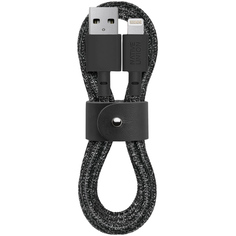 Кабель для iPod, iPhone, iPad Native Union 1,2 м Space Black (BELT-KV-L-CS-BLK-2) 1,2 м Space Black (BELT-KV-L-CS-BLK-2)