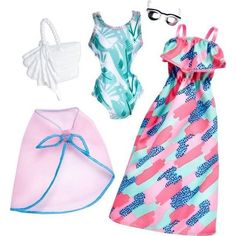 Набор одежды для куклы Barbie Пляжная мода