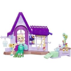 Игровой набор Disney Frozen Маленькое королевство Сувенирный магазин 7.5 см