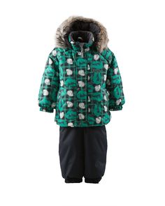 Комплект куртка/полукомбинезон Kerry, цвет: зеленый/серый