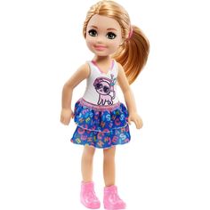 Кукла Barbie Челси Рыжеволосая в топе с котенком