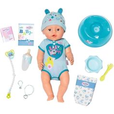 Интерактивная кукла Zapf Creation Мальчик 43 см Baby Born