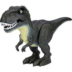Интерактивный динозавр 1Toy RoboAlive Робо-тираннозавр цвет: черный