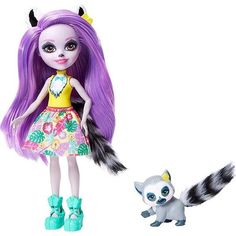Кукла Enchantimals со зверюшкой Larissa Lemur & Ringlet высота куклы: 15 см