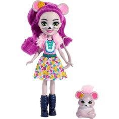 Кукла Enchantimals Mayla Mouse Fondue 15 см