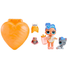 Игрушка Lol Шипучий сюрприз кукла и питомец оранжевый