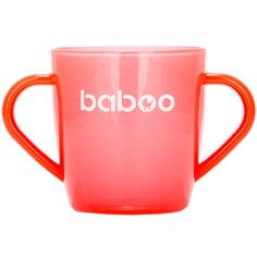Чашка Baboo Me to You, с 12 месяцев, цвет: красный